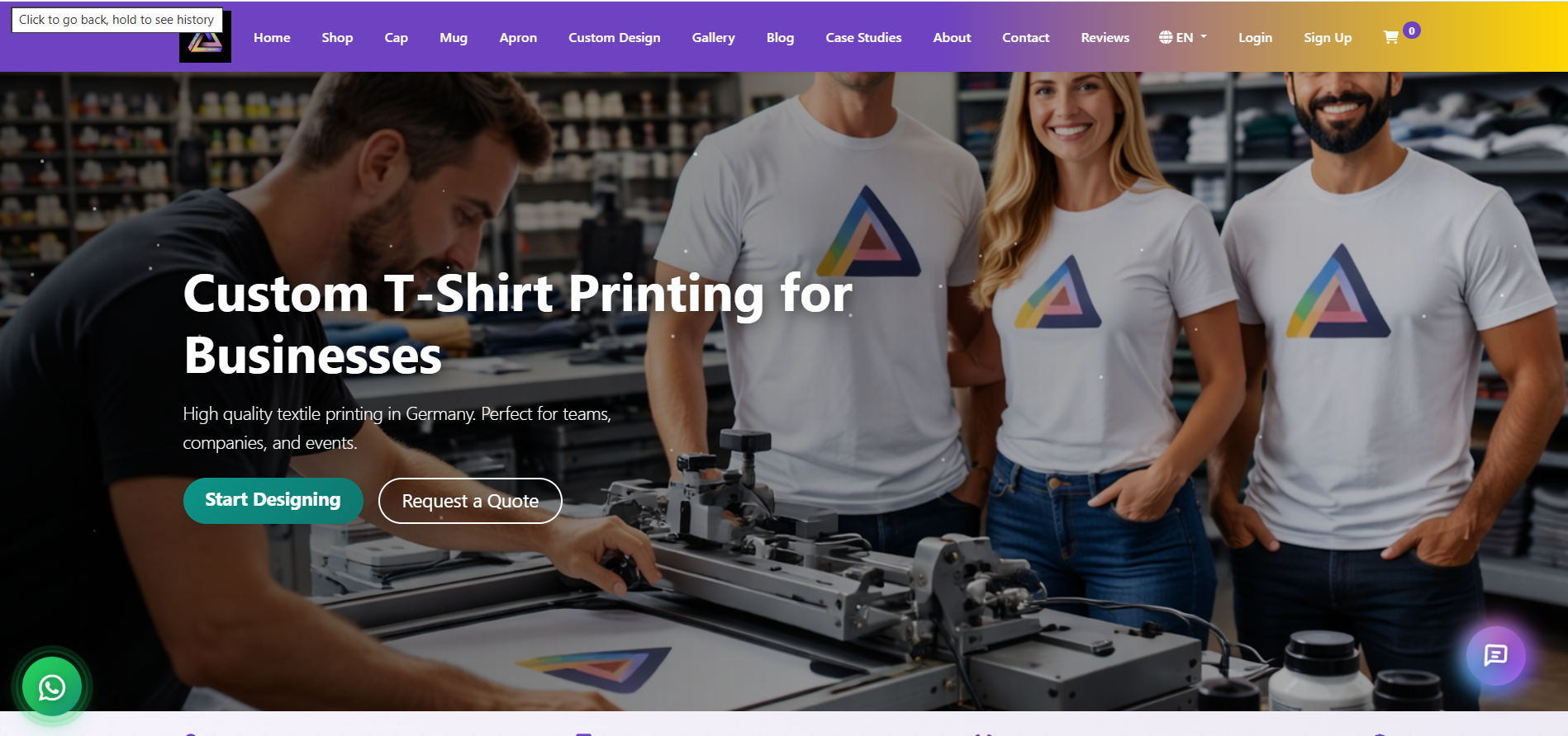 Firmen T-Shirts project preview