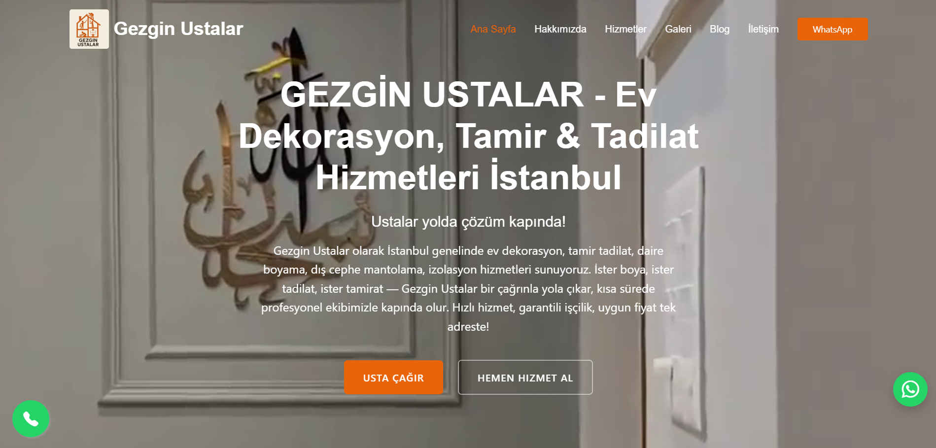Gezgin Ustalar project preview
